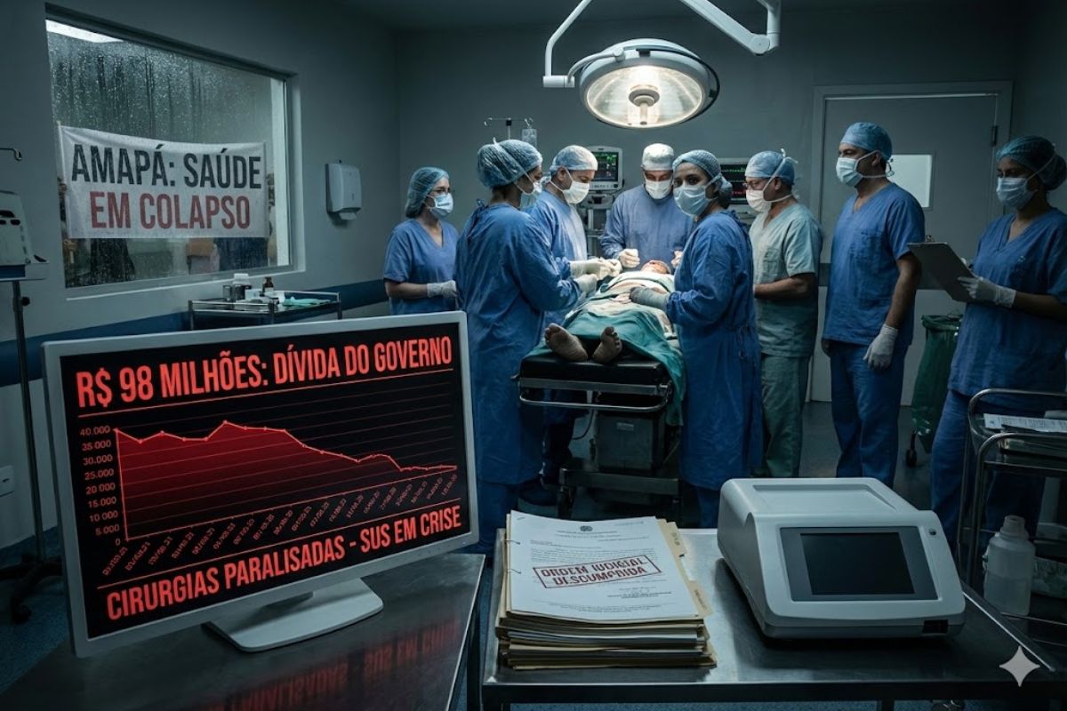 Crise no hospital São Camilo expõe dívida milionária do governo do Amapá, paralisa cirurgias e põe em risco o atendimento do SUS no único hospital do estado.
