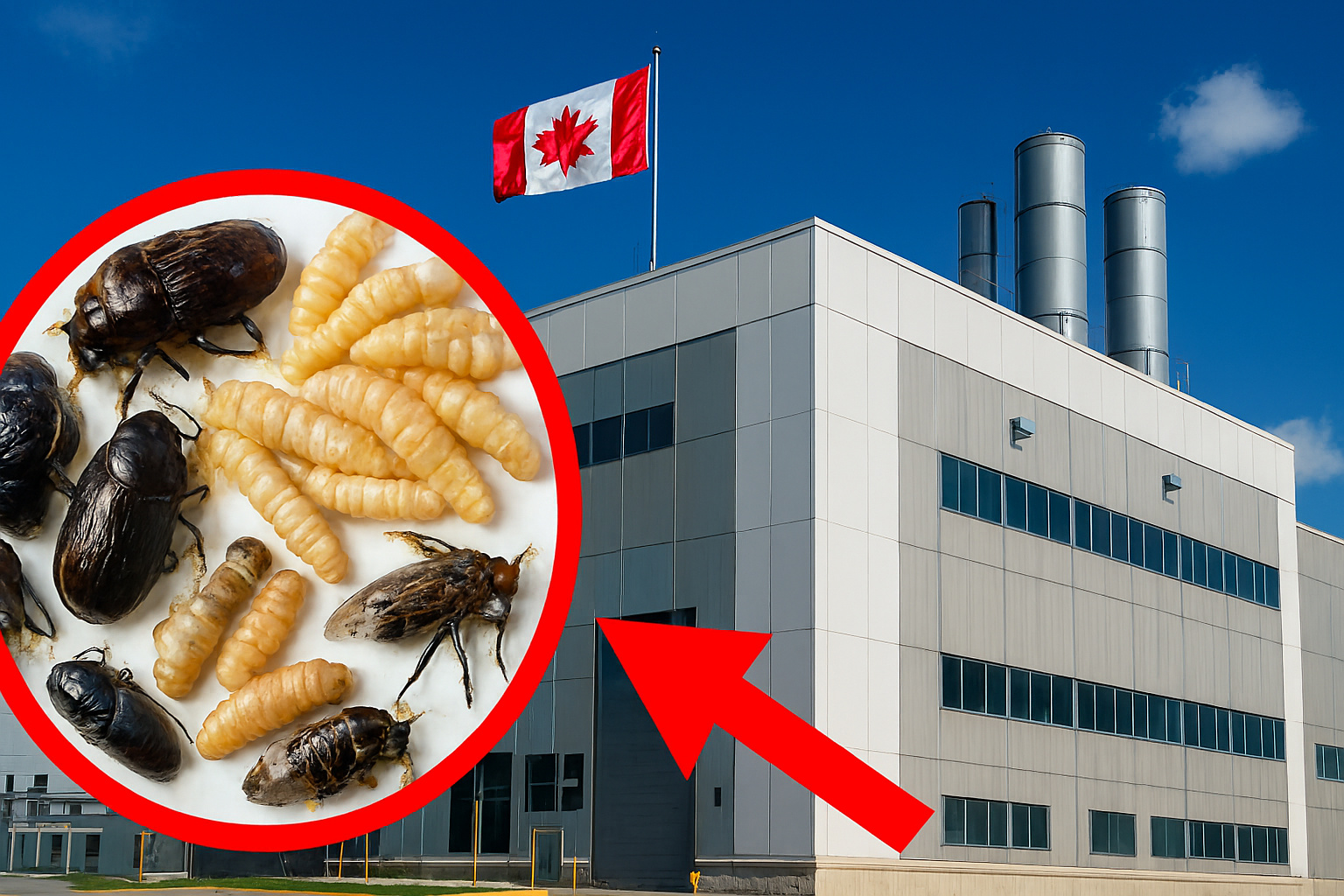 Com capacidade para produzir mais de 9,5 mil toneladas por ano de proteína de insetos em escala industrial, o Canadá instala uma das maiores fábricas do mundo para substituir a soja na ração de peixes, aves e pets