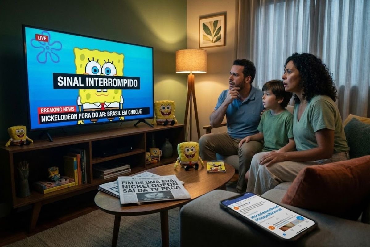 Nickelodeon encerra transmissões na TV por assinatura; Paramount migra Bob Esponja e todo conteúdo para streaming após quase três décadas no ar.