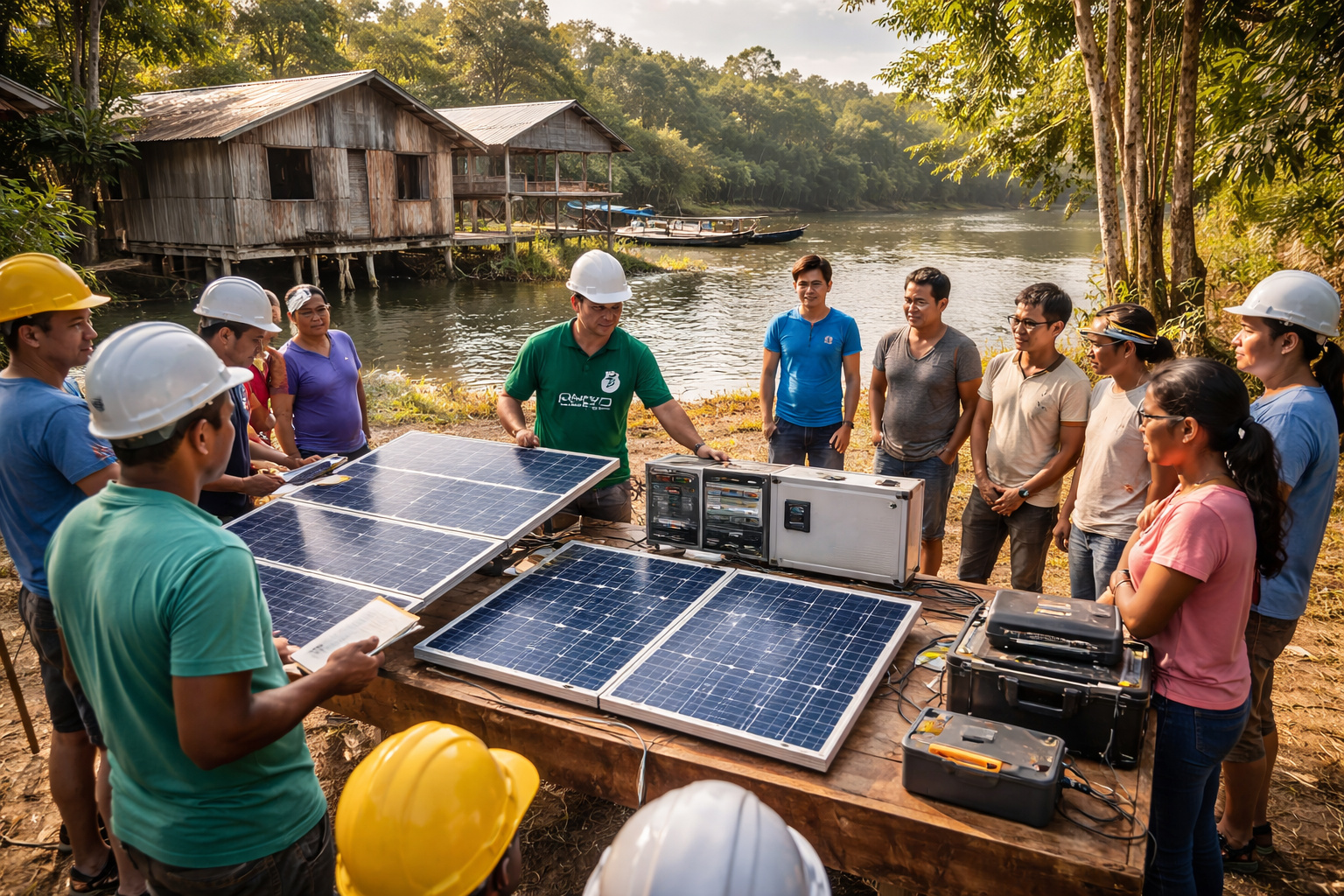 Capacitação em energia solar transforma comunidades ribeirinhas no Amazonas