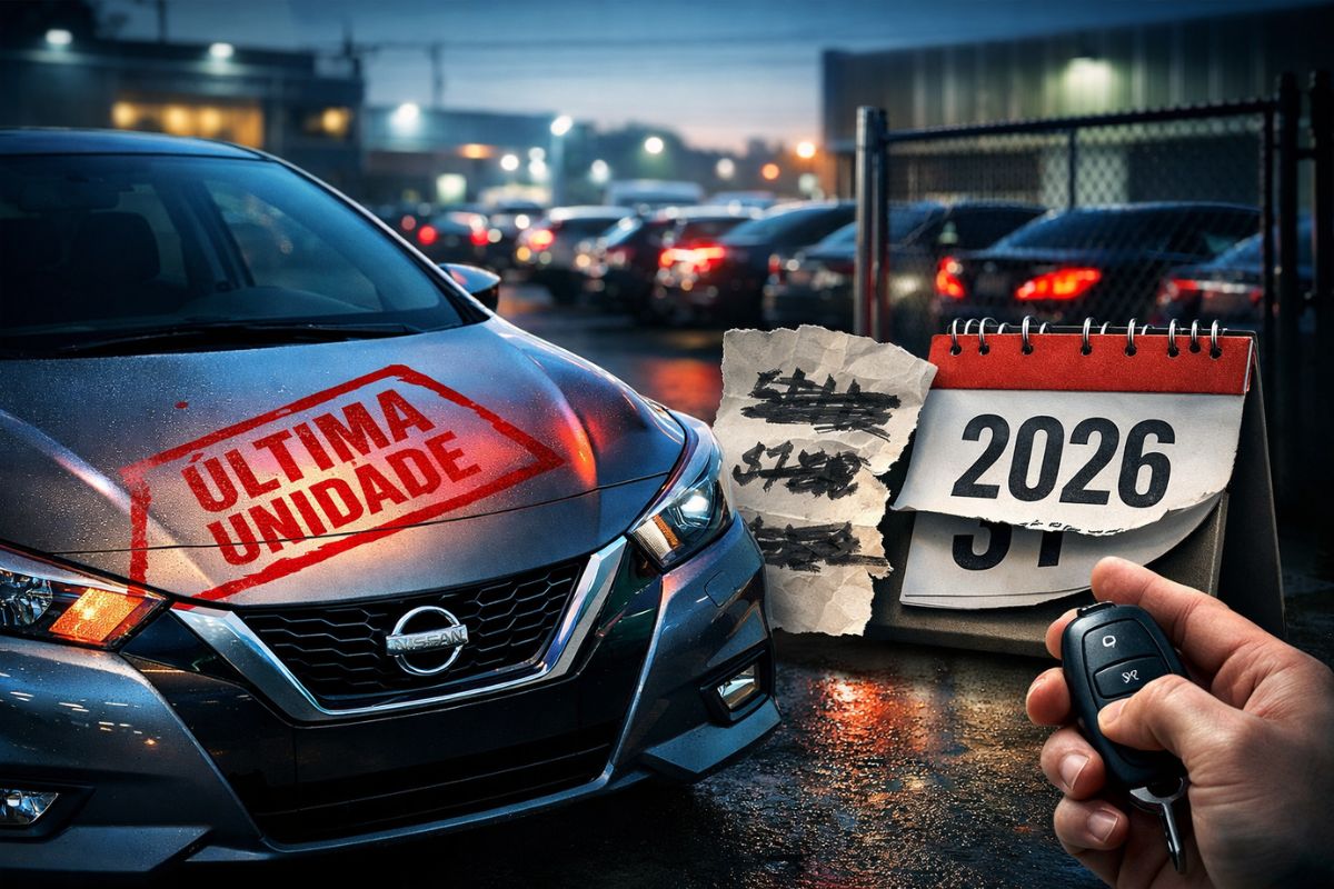 carro novo mais barato Nissan Versa sai de linha, deixa pessoas de baixa renda sem opção acessível e empurra mercado para SUVs caros e dívidas recordes nos EUA.