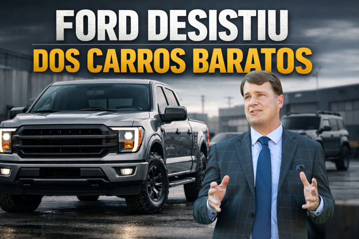Chefe da Ford admite derrota nos carros baratos para Toyota e Hyundai, foca em picapes e produtos como Mustang e Bronco para aumentar lucro