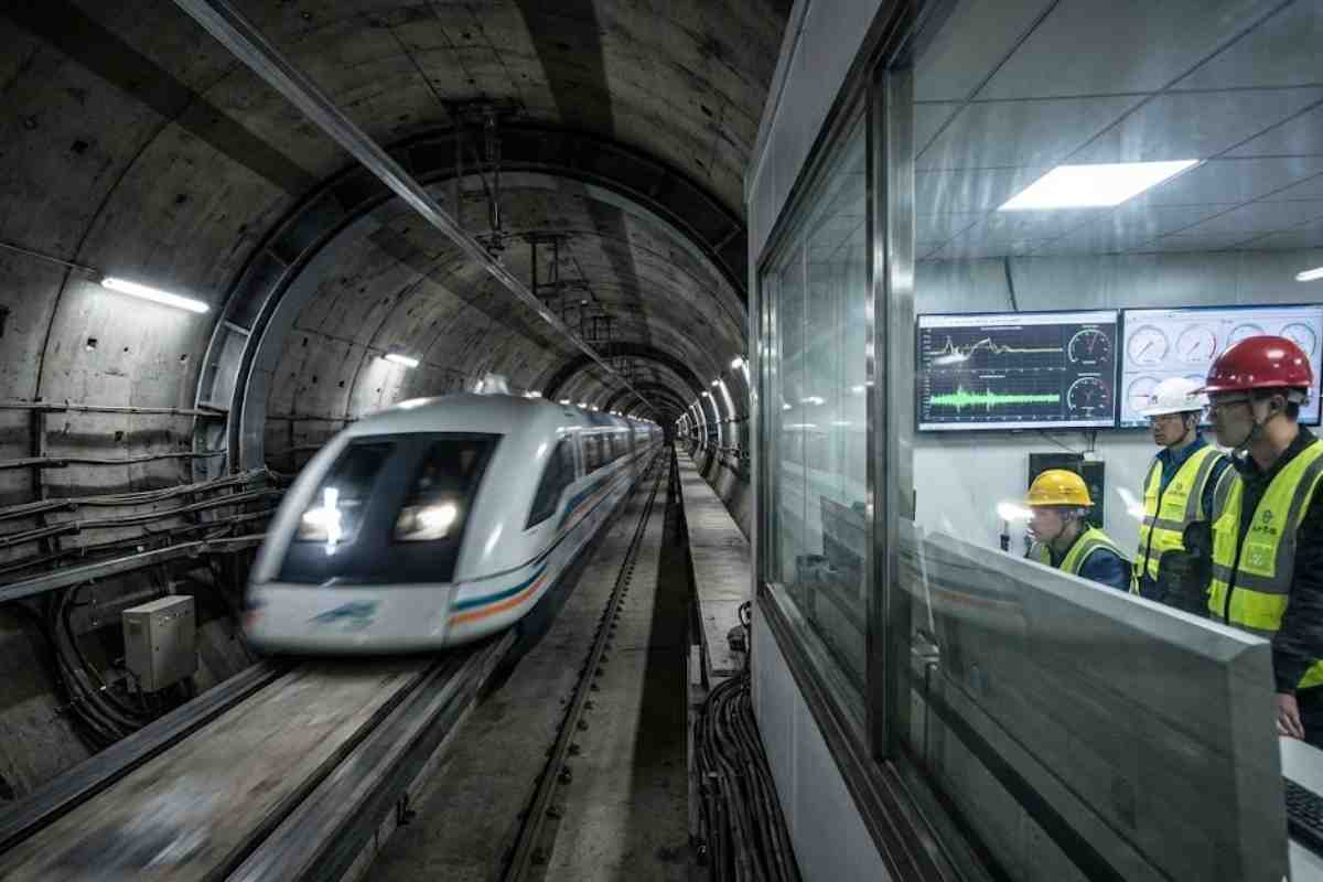 China testa trem-bala magnético da CASIC, o T-Flight, com tubo de vácuo e tecnologia de alta velocidade rumo a 4.000 km/h.