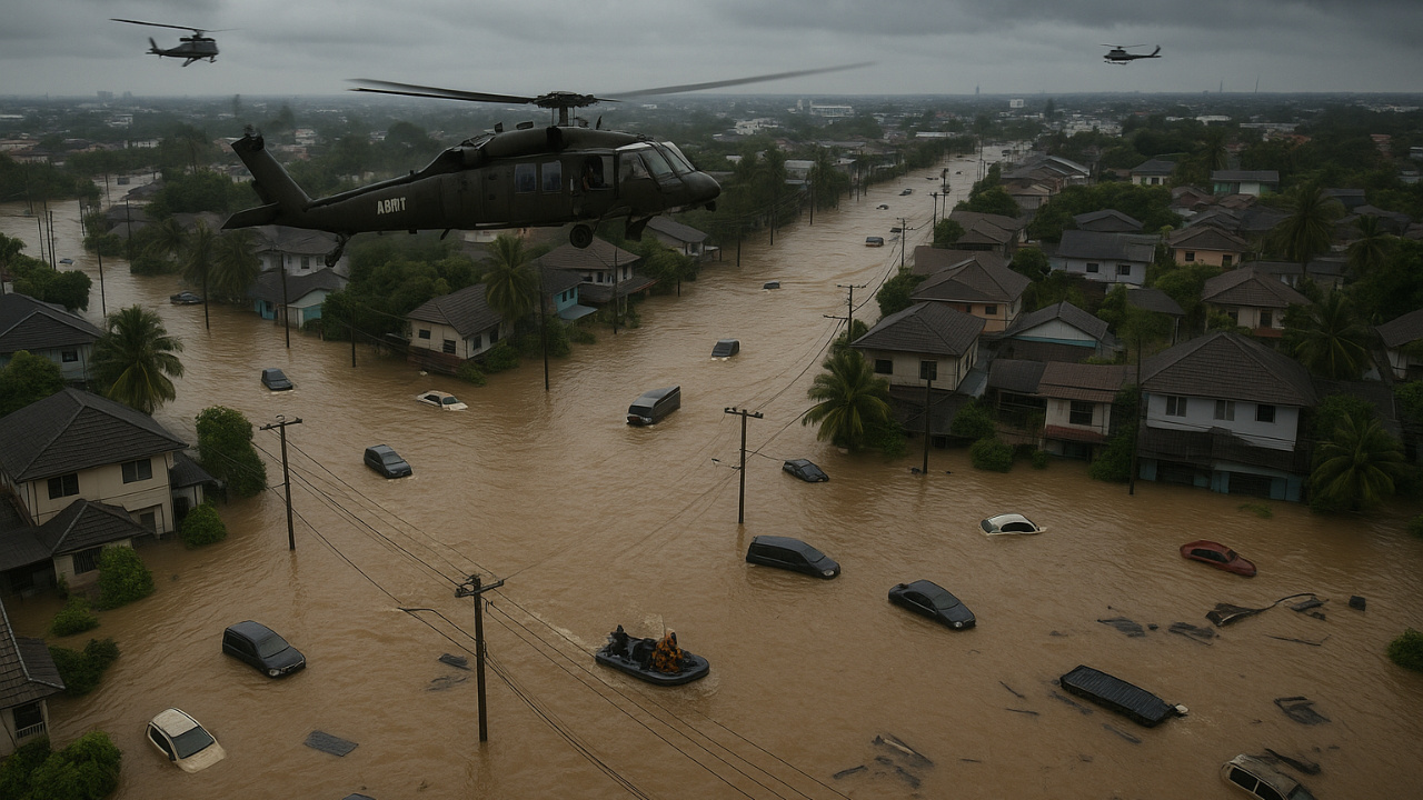 Chuvas na Ásia foram “como um tsunami” e deixam 1.250 mortos. Cidades estão submersas e autoridades alertam para risco de novos deslizamentos.