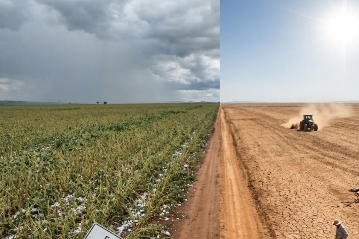 Clima extremo castiga o agro em 2025: Conab prevê safra de soja e milho afetada, mas produção segue firme apesar das adversidades climáticas.