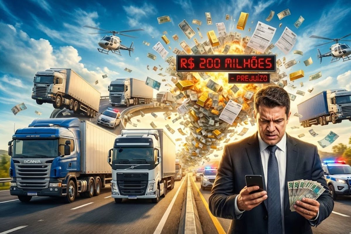 Empresário suspeito de golpe com caminhões causa enorme prejuízo, paralisa frotas e expõe fragilidades do transporte rodoviário brasileiro em caso que revela riscos além dos números.