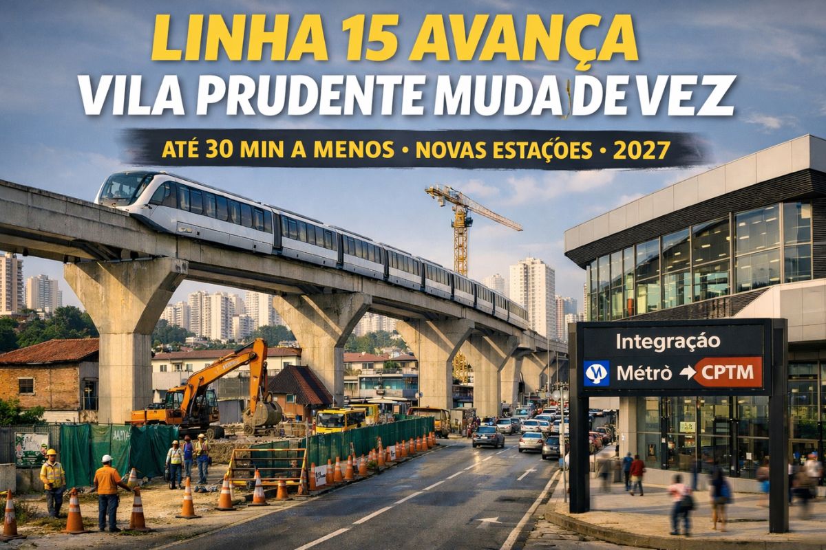 Com bilhões em investimentos, monotrilho Linha 15 Prata avança na Vila Prudente, cria novas estações, integra metrô e CPTM, reduz viagens em até 30 minutos (2)