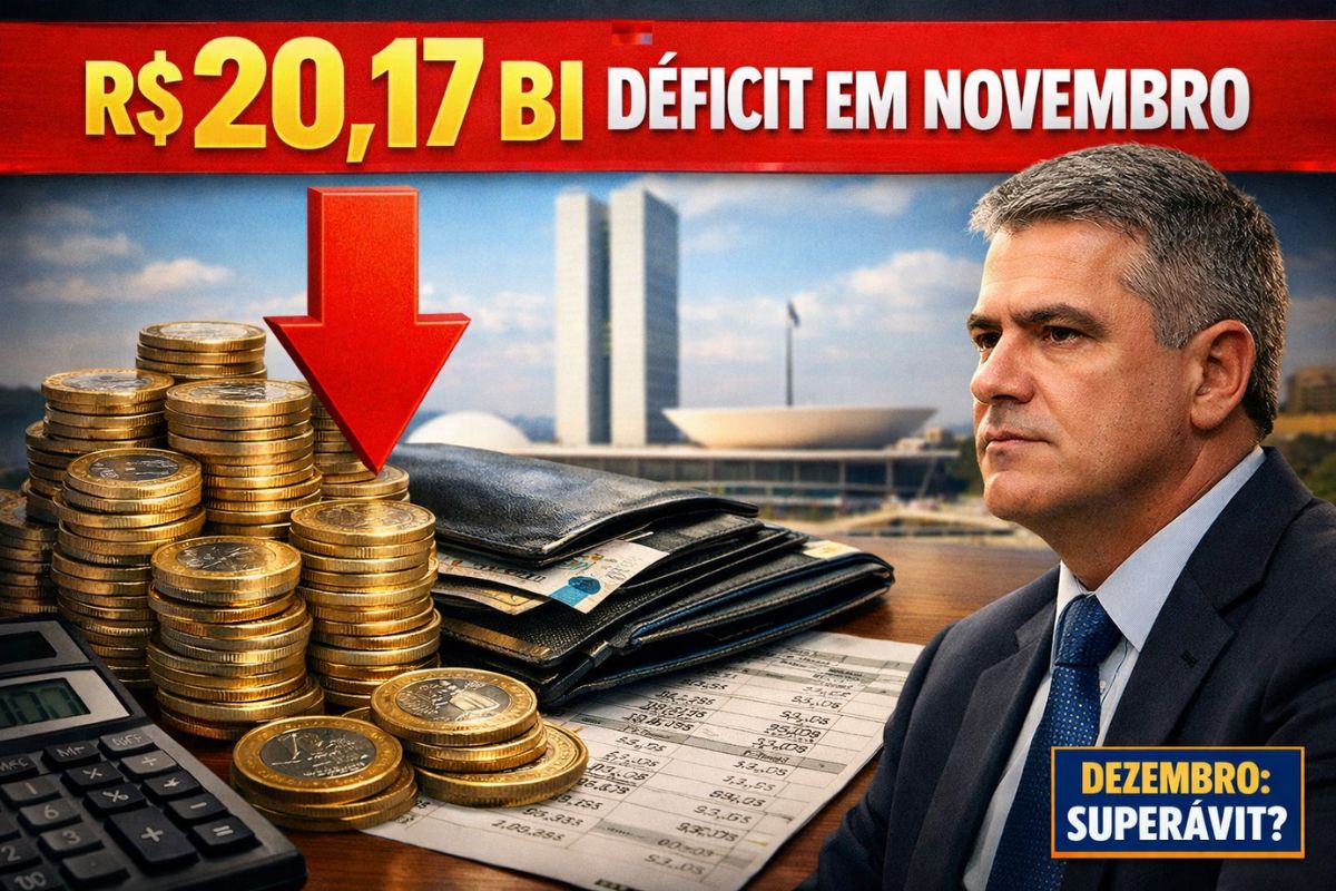 Com déficit de R$ 20,17 bilhões em novembro acima do previsto, governo frustra projeções do mercado, vê receitas caírem, despesas pressionarem