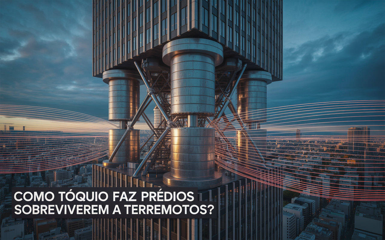 Com prédios equipados com mais de 280 amortecedores hidráulicos e sistemas que reduzem em até 50% o impacto de terremotos, Tóquio transformou seus arranha-céus em estruturas capazes de resistir a abalos extremos