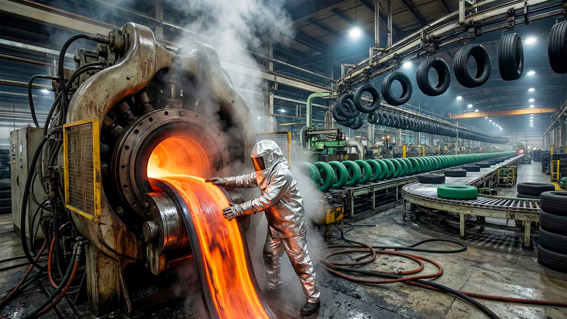 Com milhões de toneladas de borracha e 2 bilhões de unidades por ano, fabricar pneus usa alta tecnologia e esconde desafios de segurança, economia de combustível e meio ambiente