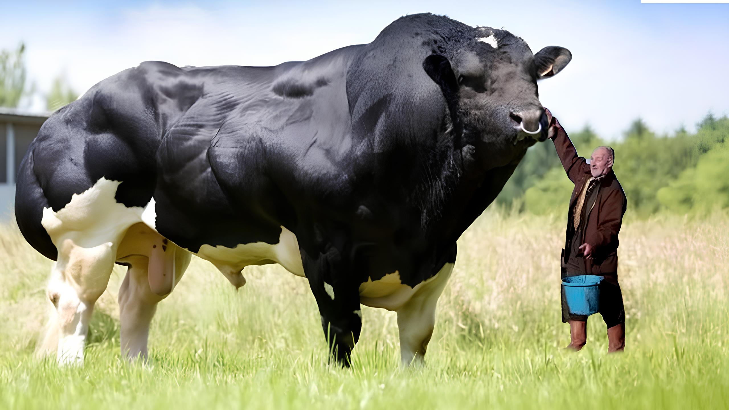 Com quase 2 metros de altura e peso próximo de 1,6 tonelada, Beef entrou para o Guinness como o maior boi do mundo e um colosso vivo da pecuária moderna