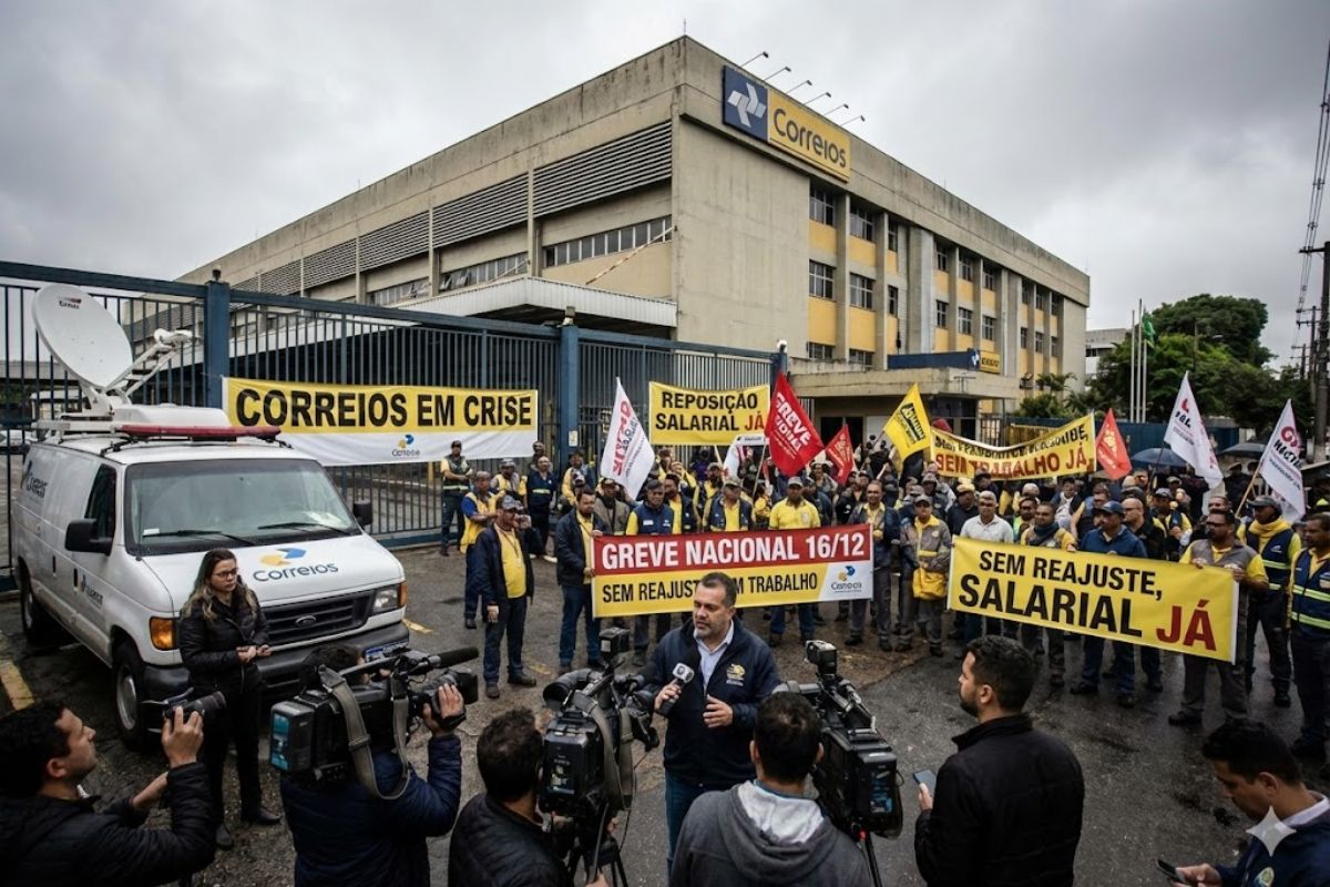 Correios em crise bilionária vão ao TST; Findect rejeita ticket extra e indica greve nacional após proposta sem reajuste e sem inflação.