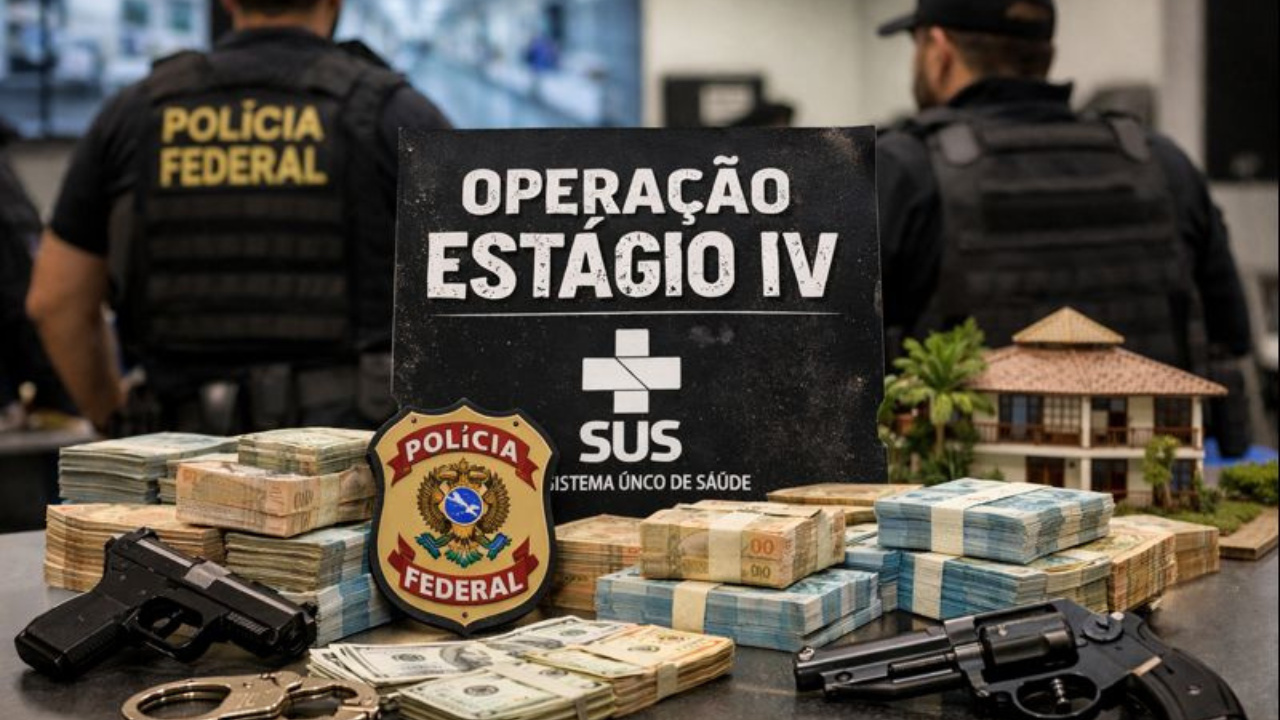 Operação Estágio IV investiga desvio de recursos do SUS e lavagem de dinheiro em contratos da saúde pública de Alagoas.