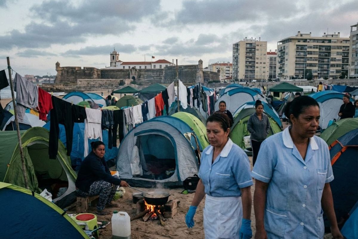 crise de moradia em Portugal, brasileiros em Portugal, aluguel em Lisboa, moradores em situação de rua, programa de retorno voluntário em foco em 2025.