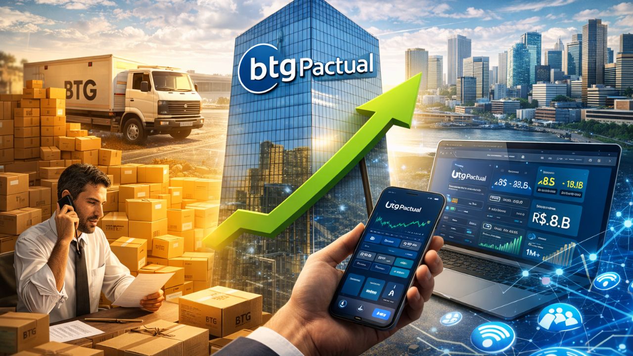 De distribuidora nos anos 1980, a ecossistema gigante BTG Pactual renasce após crise de 2008, supera 2015, acelera no digital e chega a milhões, com receita de R$ 8,8 bilhões