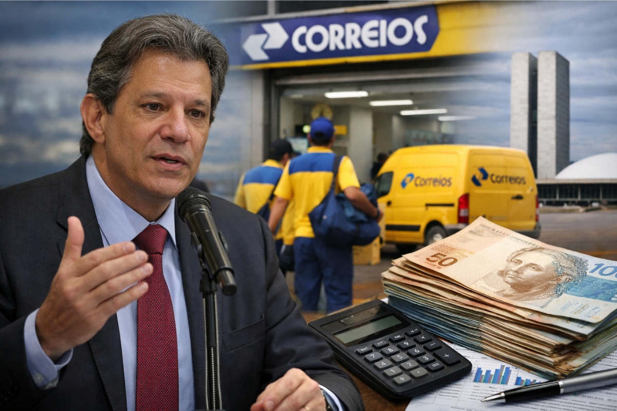 O ministro Fernando Haddad, da Fazenda, afirmou nesta terça-feira (16) que a proposta de empréstimo para os Correios já foi enviada e está em análise pela equipe econômica