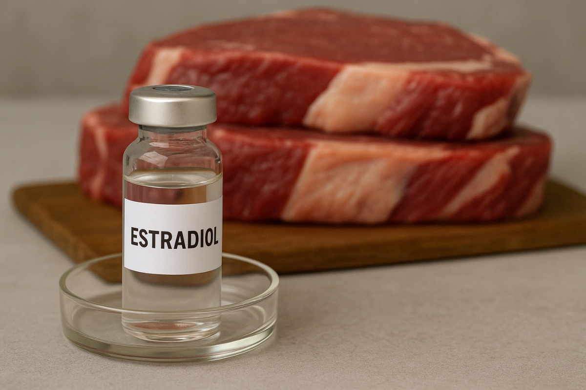 O que é o estradiol e por que ele virou um problema na última exportação de carne brasileira para a União Europeia