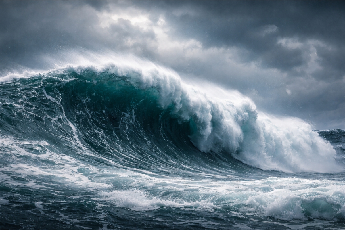 Satélites detectam olas gigantes de 35 metros no Oceano Pacífico e o achado muda a forma de prever riscos no mar