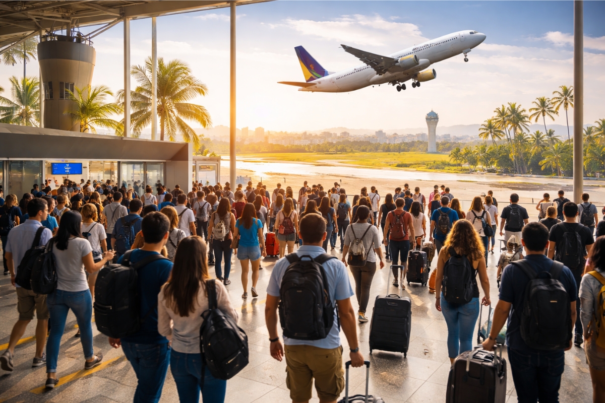 Nordeste do Brasil registra 18,5 milhões de passageiros em voos entre janeiro e novembro de 2025 e vive o melhor momento em 25 anos