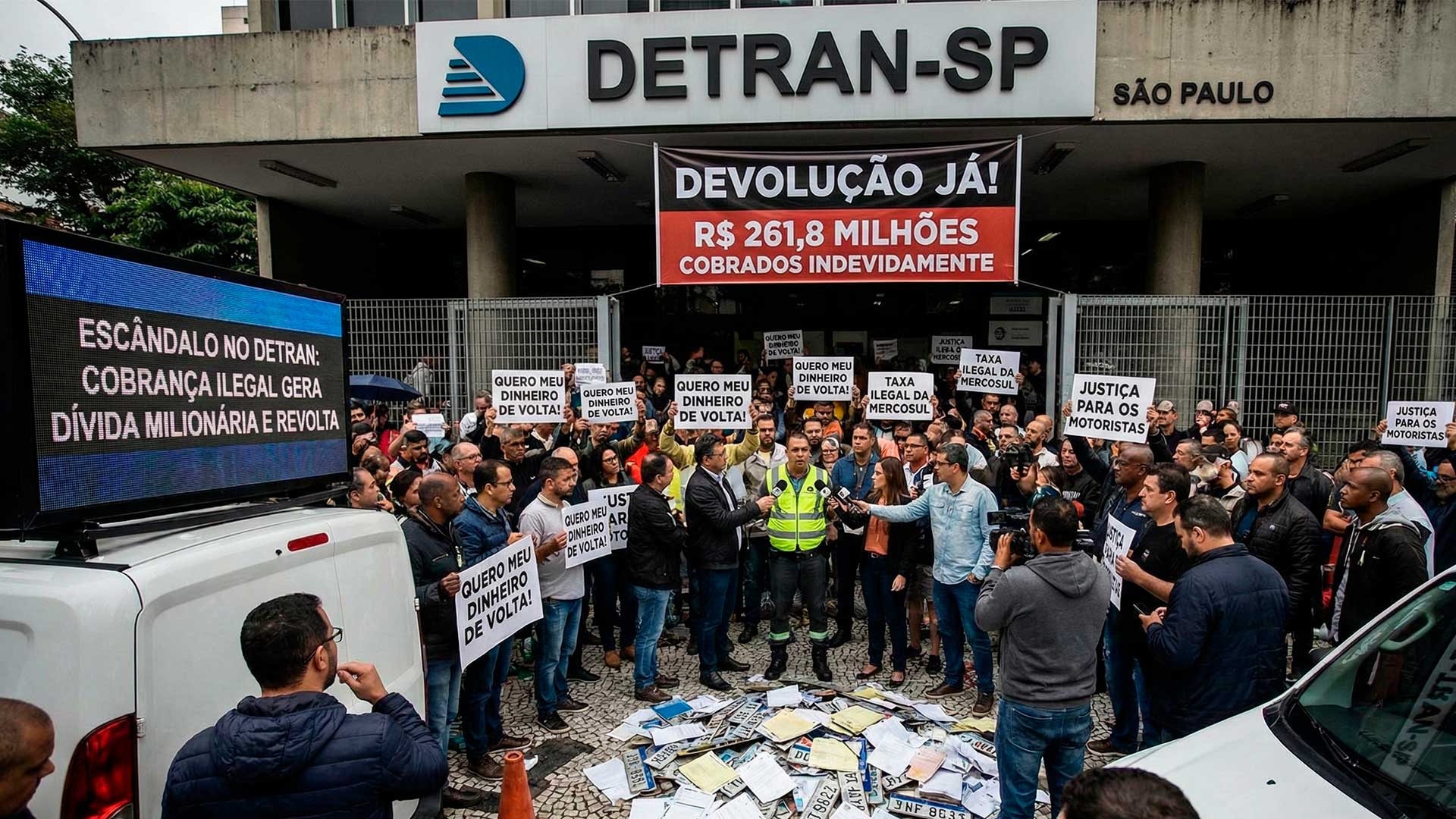 Detran sofre derrota na Justiça e pode ter de devolver R$ 261,8 milhões, por taxa considerada indevida cobrados entre 2020 e março de 2024, mas consumidor ainda pode ficar sem reembolso automático