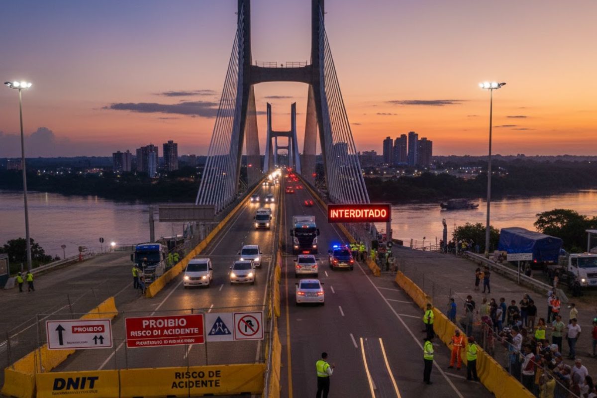 O Dnit barra a inauguração da nova ponte Brasil-Paraguai e da Perimetral Leste por falhas de sinalização viária, frustrando o governo do Paraná.