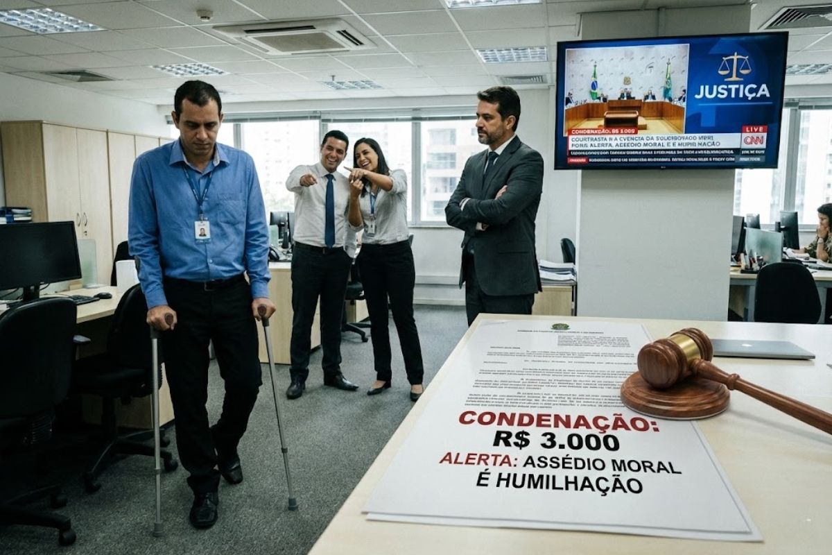 Decisão da justiça na Justiça do Trabalho reconhece assédio moral e dano moral em ambiente de trabalho e condena empresa por zombar empregado com deficiência.