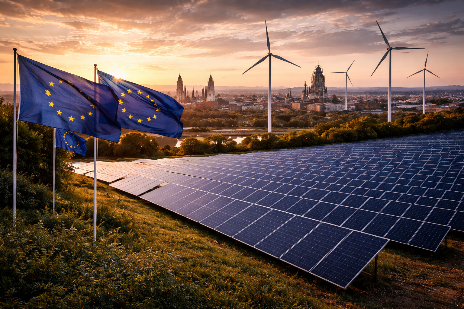 Energia Renovável Avança na União Europeia