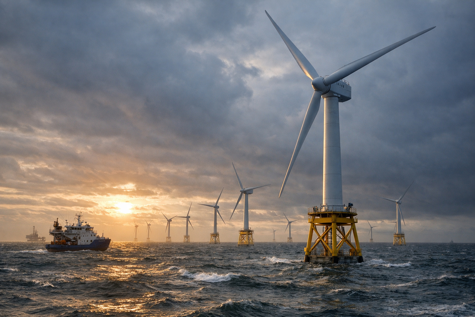 Energia eólica offshore enfrenta novo ciclo de incerteza nos Estados Unidos