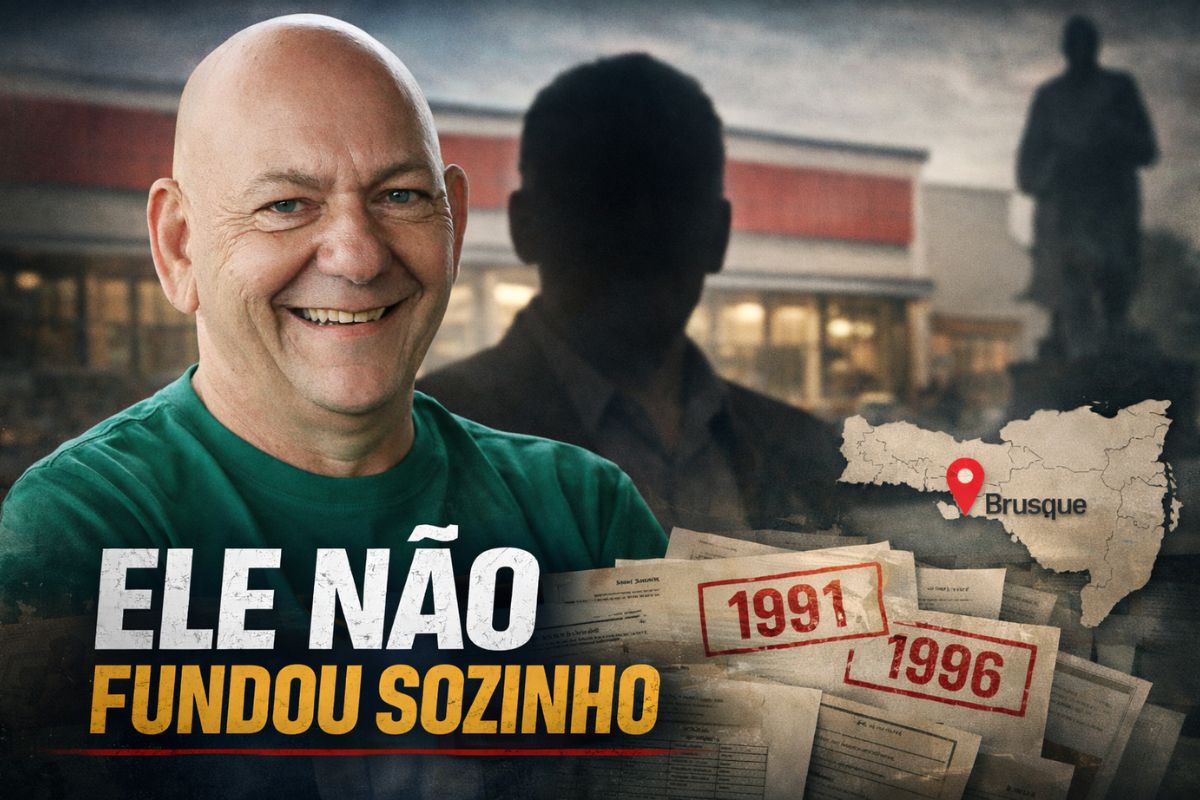 A trajetória do ex-sócio esquecido de Luciano Hang que criou a Havan com Luciano Hang e Vanderlei de Limas e vê hoje a estátua da Havan no centro das polêmicas.