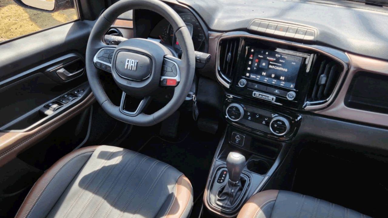 Fiat Strada Ranch 2026 vira o carro mais vendido do Brasil picape compacta do Mobi, 1.0 turbo CVT, 130 cv, econômica, bem equipada e com carga surpreendente para quem trabalha (3)