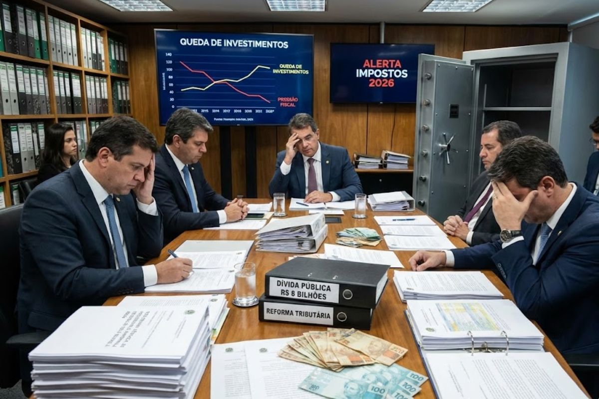 Reforma tributária sem recurso no fundo de compensação aumenta pressão fiscal, eleva a carga tributária e o risco de fuga de investimentos no Brasil.