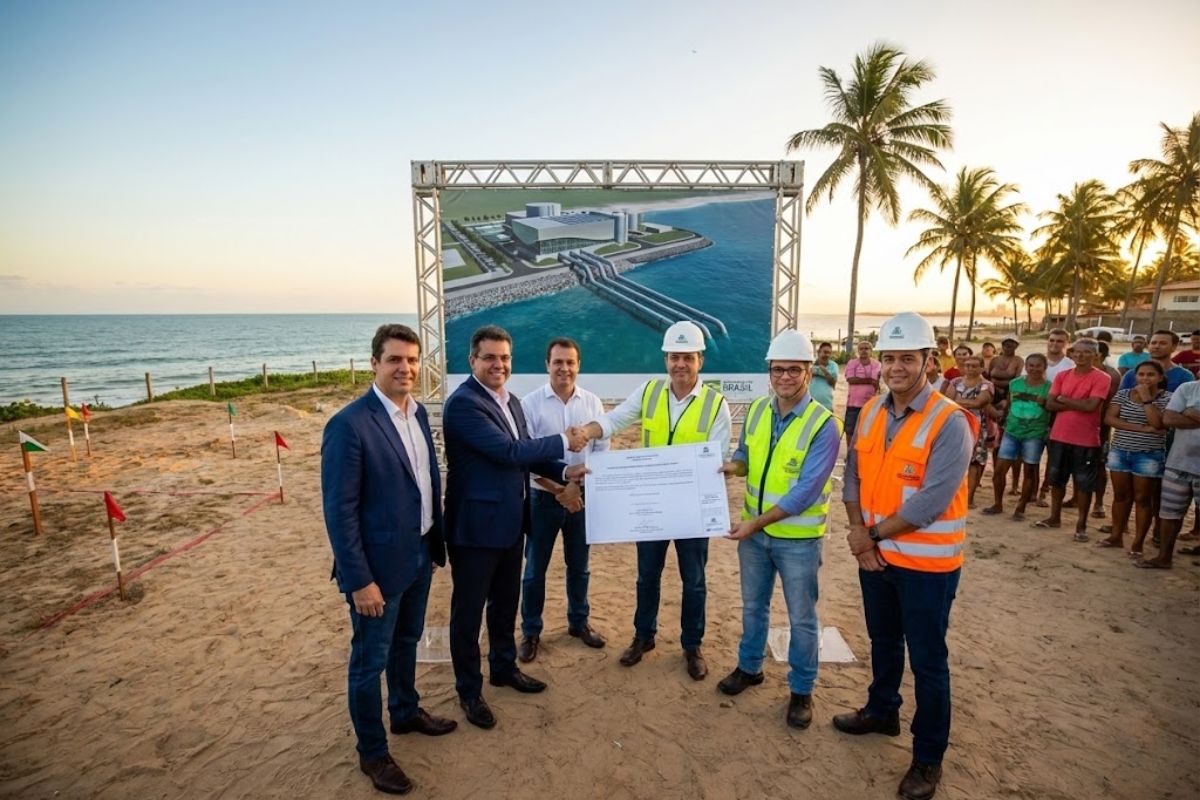 Na Praia do Futuro, a megausina de dessalinização de R$ 3,2 bilhões em Fortaleza promete reforçar a segurança hídrica e garantir água do mar tratada para milhões de pessoas.