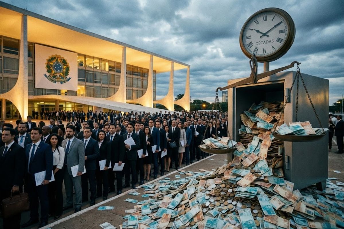 servidores pressionam por Reforma Administrativa enquanto supersalários e penduricalhos elevam gastos públicos federais com novas contratações até 2026.