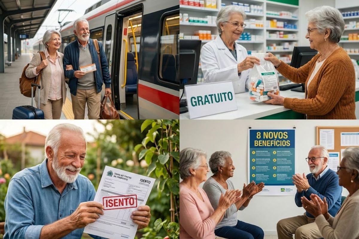 Em 2026, idosos garantem benefícios do governo como isenção de IPTU, transporte gratuito e Benefício de Prestação Continuada em todo o país.