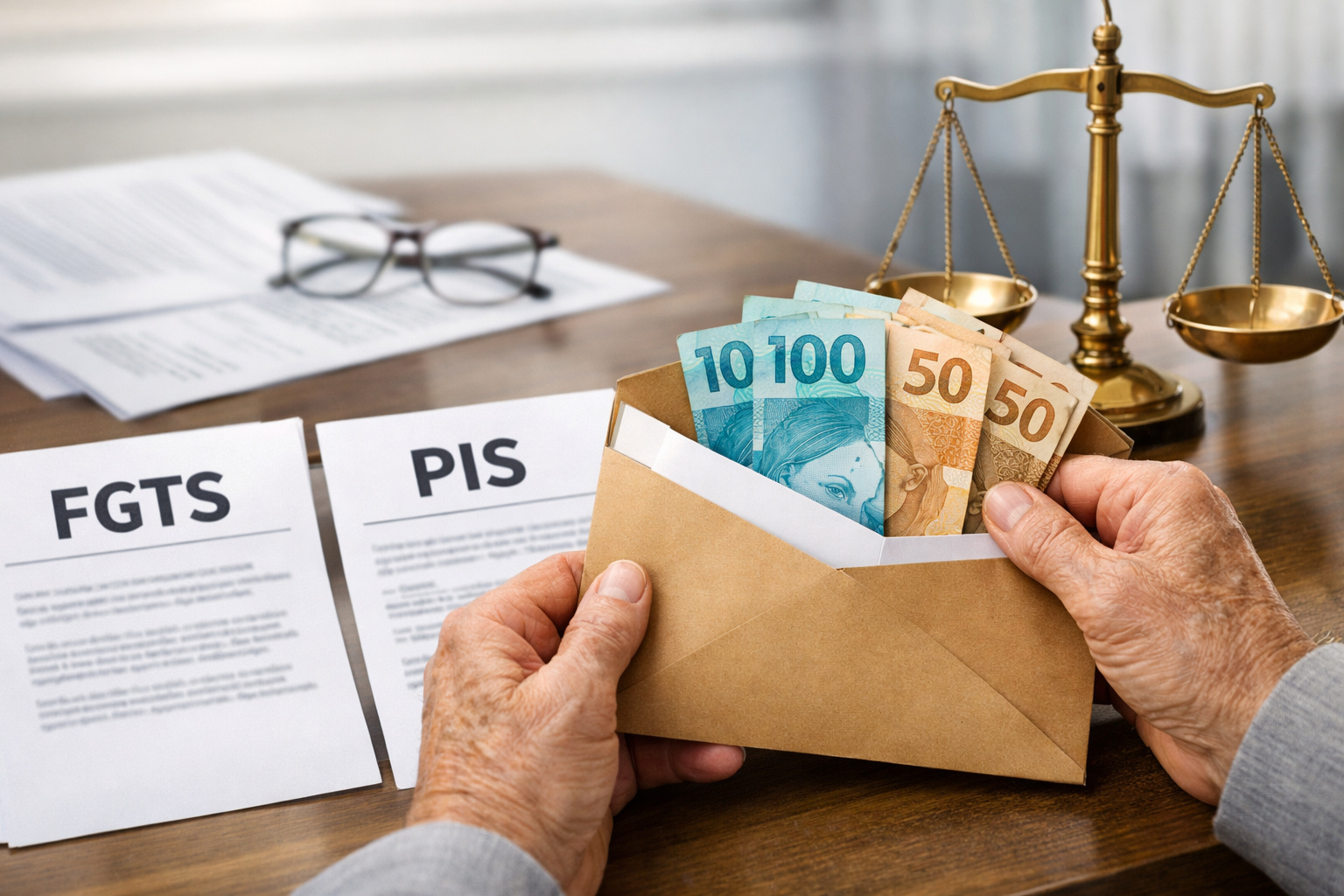 Idosos podem sacar FGTS e PIS sem carência em situações específicas - entenda quem tem direito, quando o dinheiro é liberado e o erro que costuma bloquear o pagamento