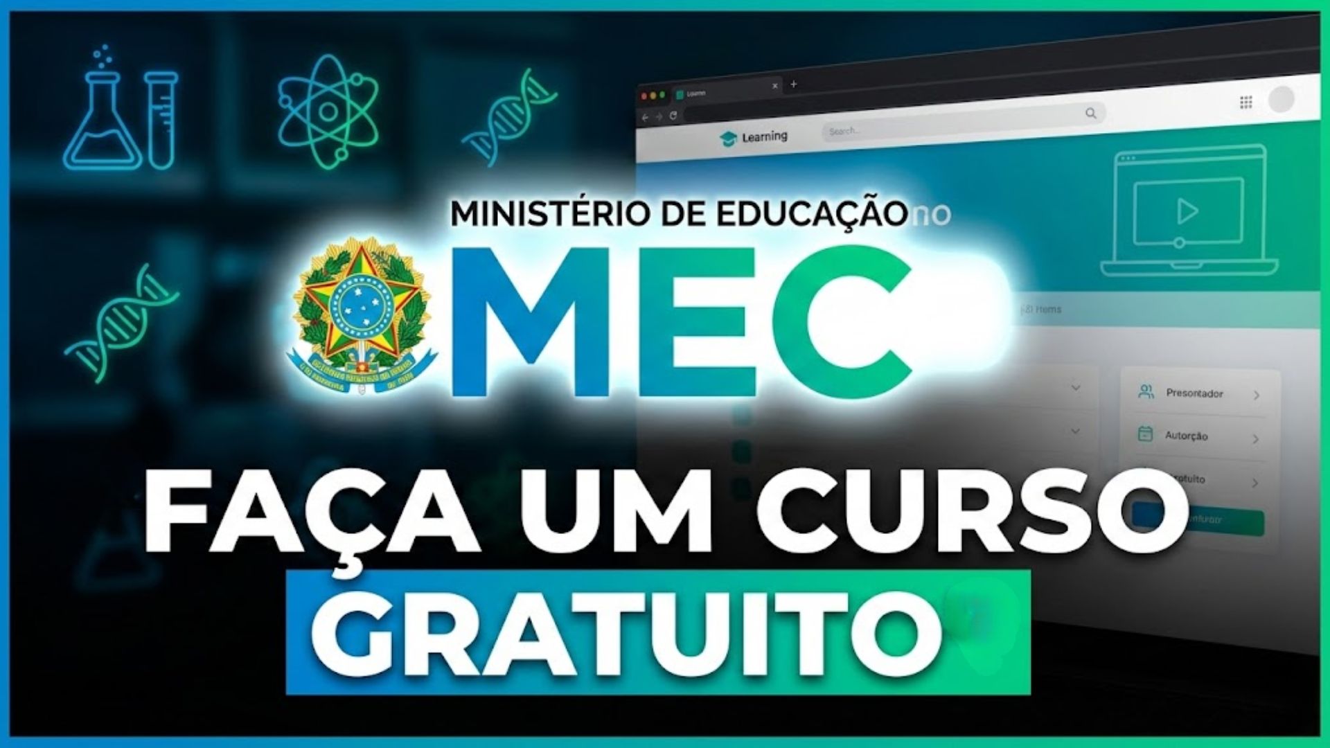 Curso gratuito do MEC oferece 1.030 vagas para professores de Ciências da Natureza, 100% online e com certificado nacional. Saiba como participar.