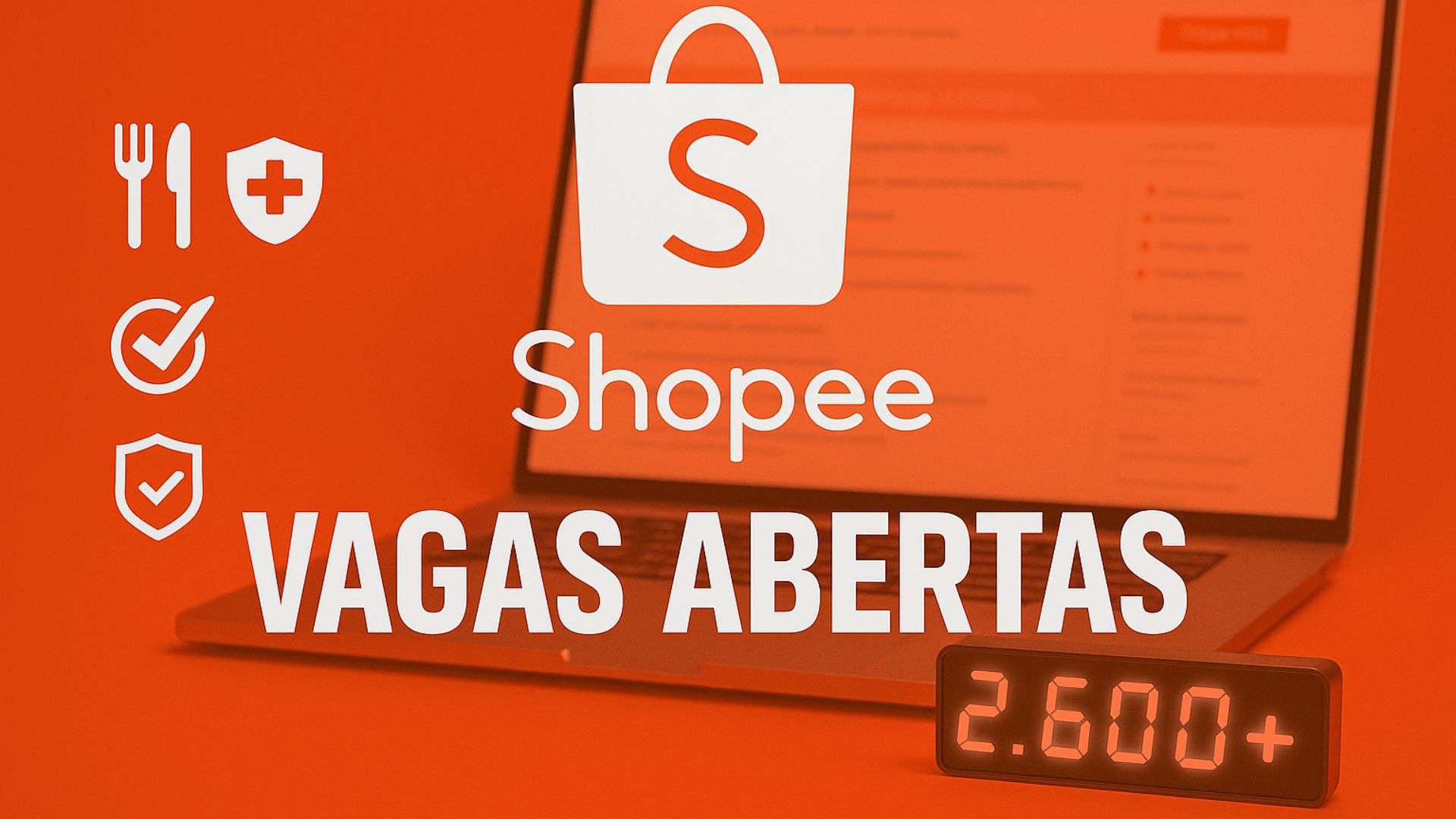 Shopee abre mais de 2,6 mil vagas com benefícios e opções presenciais, remotas e internacionais. Veja áreas, requisitos e como se candidatar.