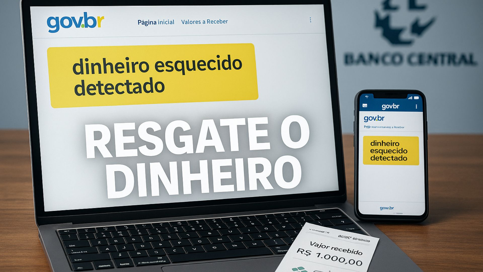 Brasileiros têm quase R$ 10 bilhões esquecidos em bancos. Veja como consultar valores a receber e habilitar a devolução automática via Pix.