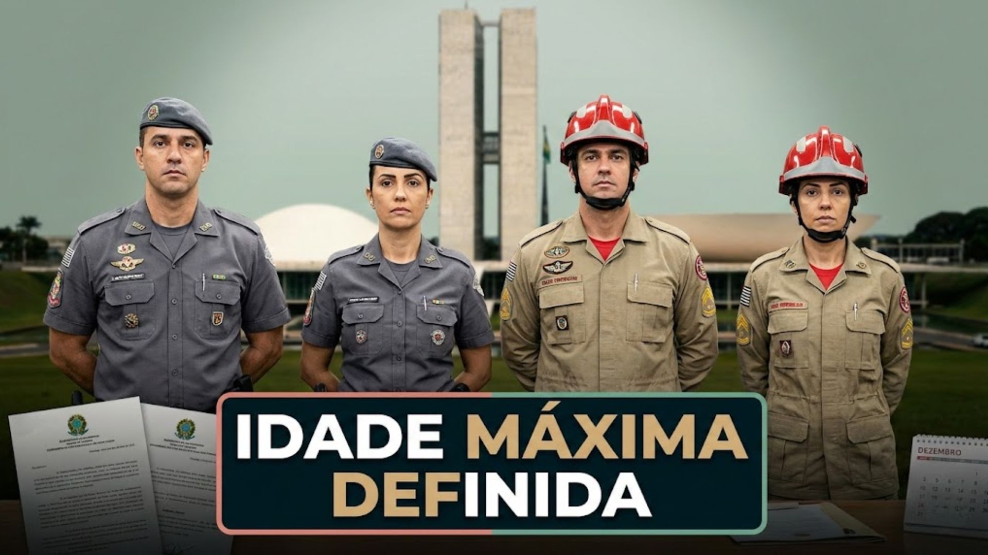 Senado aprova projeto que fixa idade máxima de 35 anos para concursos da Polícia Militar e Bombeiros. Texto segue para sanção e ainda não está em vigor.