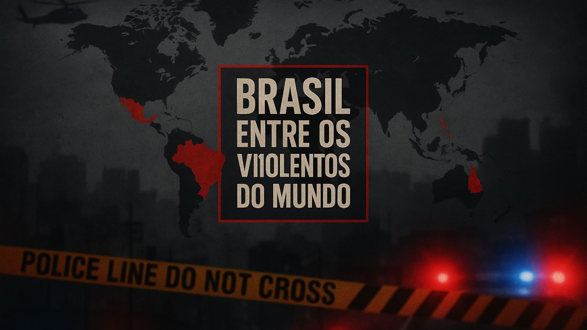 Brasil entra no top 10 da violência global em 2025, segundo índice da Acled, ao lado de zonas de guerra, com dados sobre letalidade, risco a civis.