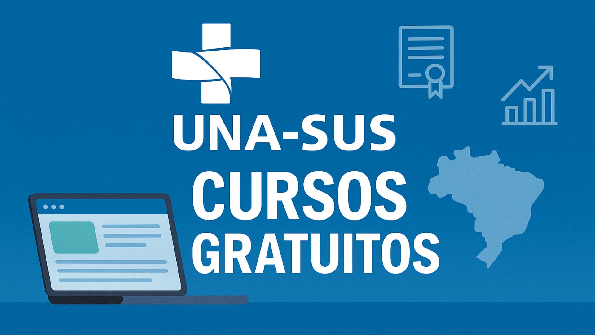 Cursos gratuitos do SUS abrem inscrições para 112 formações EAD com certificado, em áreas como saúde mental, violência, epidemias e atenção primária.
