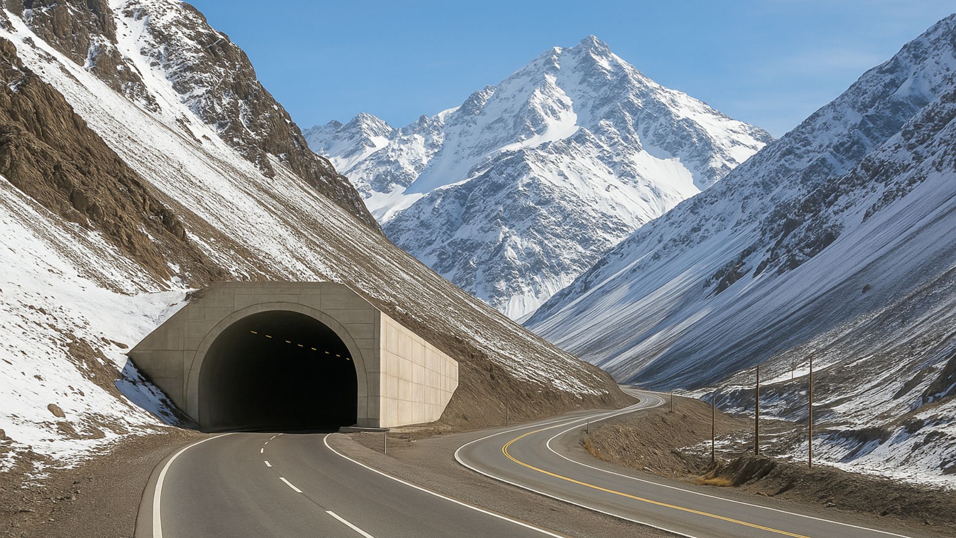 Túnel de Agua Negra busca ligar Argentina e Chile pelos Andes, integrar corredor bioceânico e ampliar acesso a portos do Pacífico com rota mais previsível.