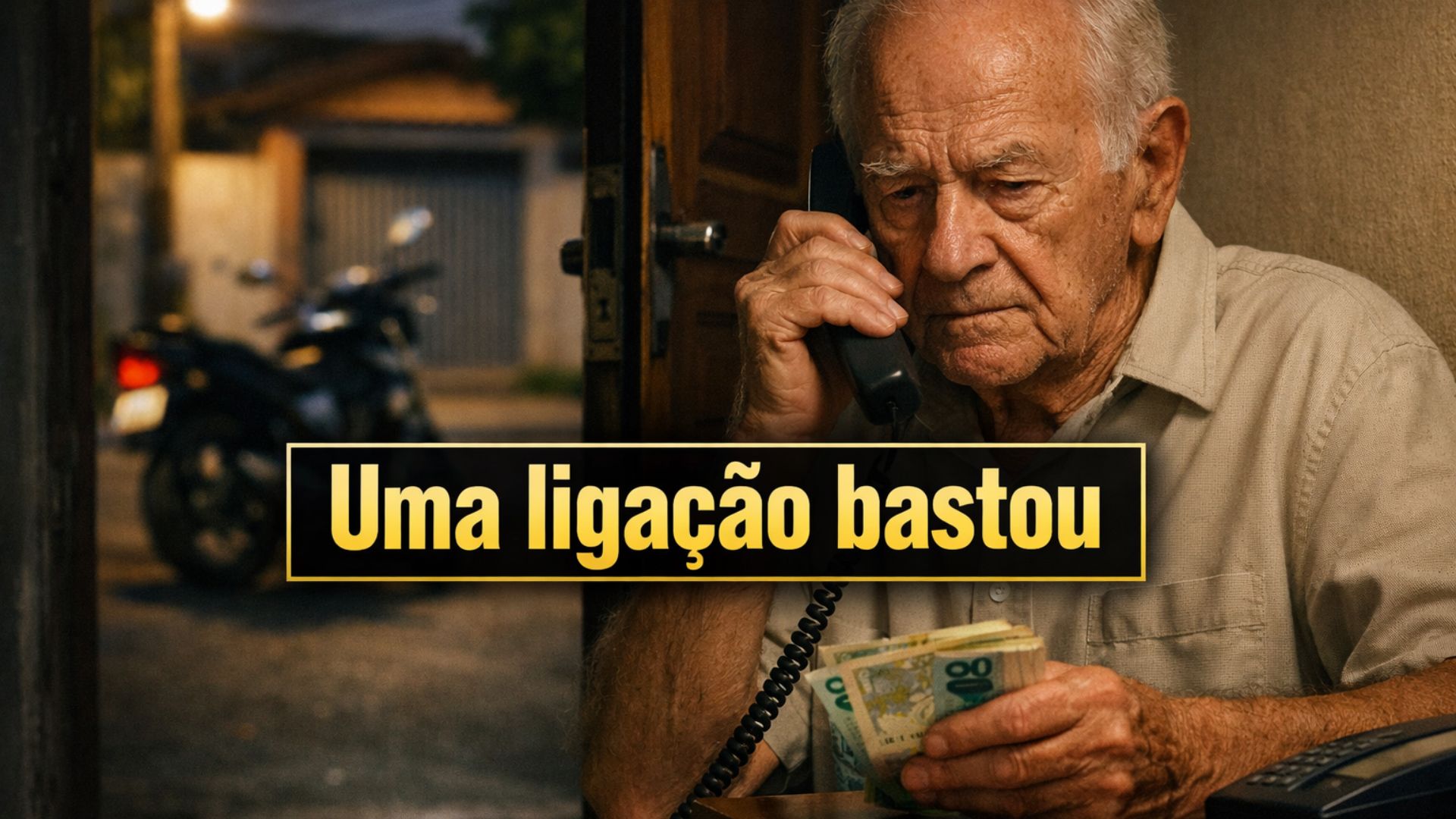 Idoso de 91 anos perde R$ 1 mil em Ribeirão Preto ao cair no golpe do falso sequestro após ligação com voz semelhante à do filho.