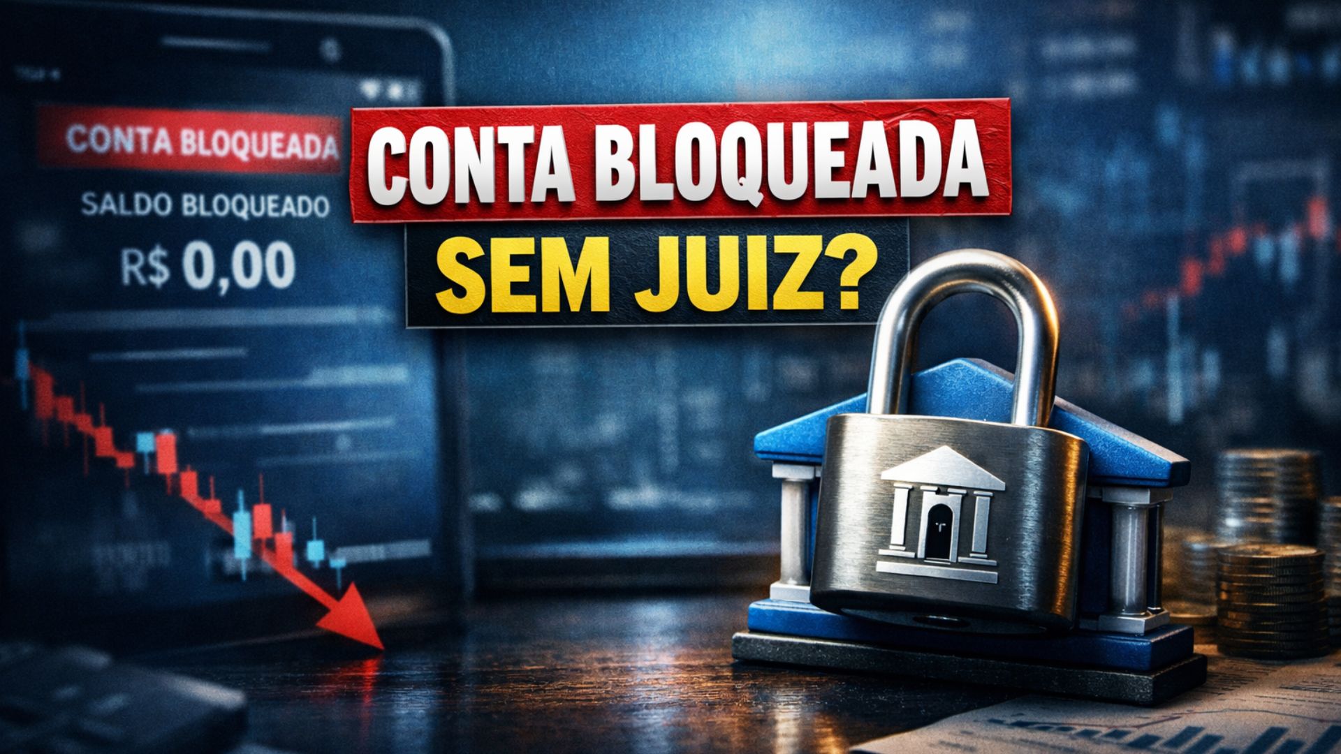 Bloqueios de contas sem ordem judicial têm gerado condenações a bancos por dano moral quando faltam provas, transparência e cumprimento das regras do Banco Central.