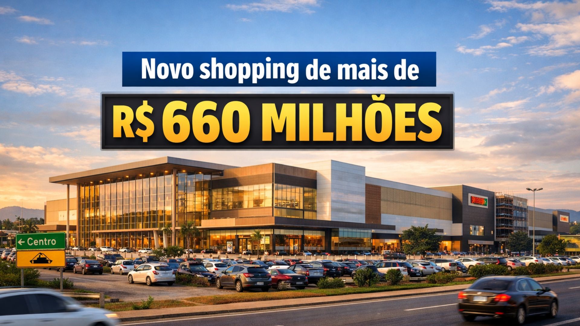 Projeto do Shopping Dutra é retomado na Baixada Fluminense com investimento de R$ 660 milhões, até 250 lojas, cinema com 10 salas e previsão de conclusão até 2028.