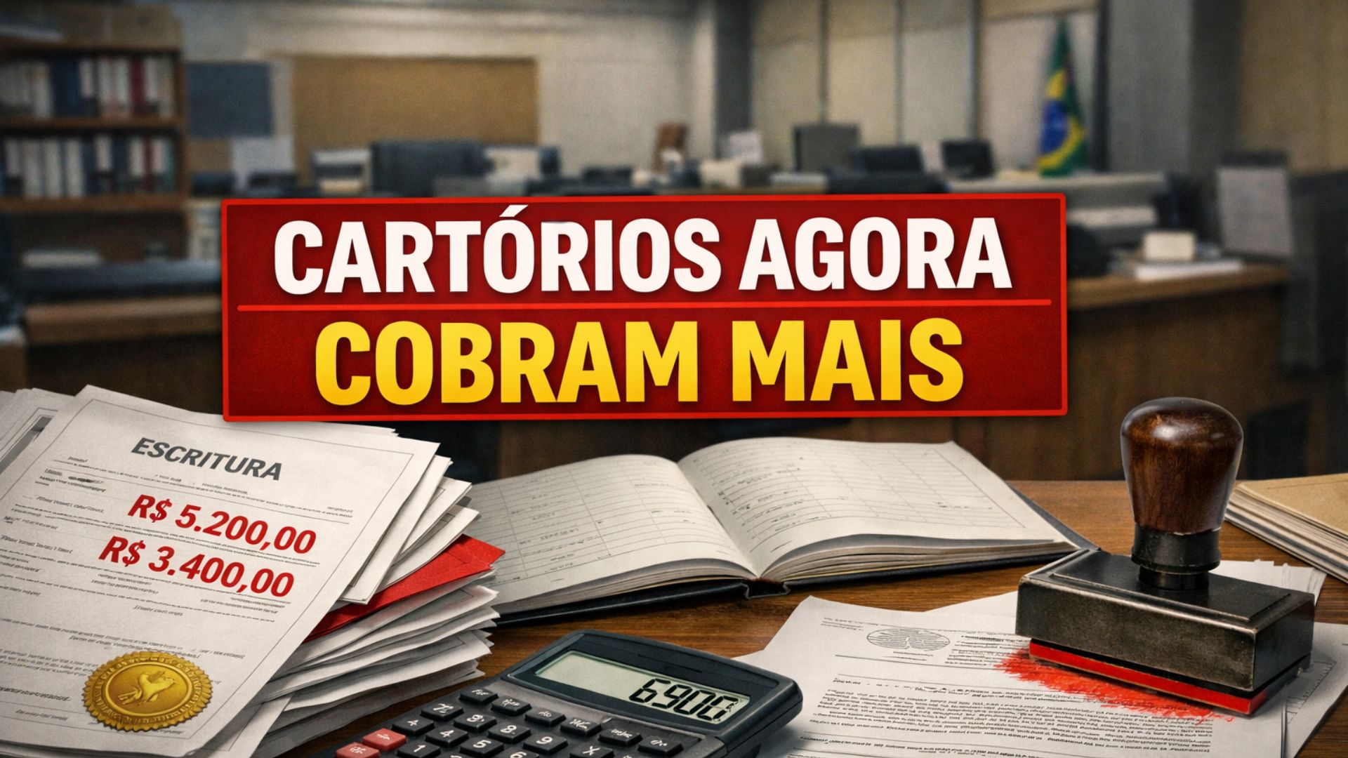 Nova tabela de cartórios no Espírito Santo eleva taxas de escrituras e registros, gera reação do mercado imobiliário e leva governador a vetar parte do projeto.
