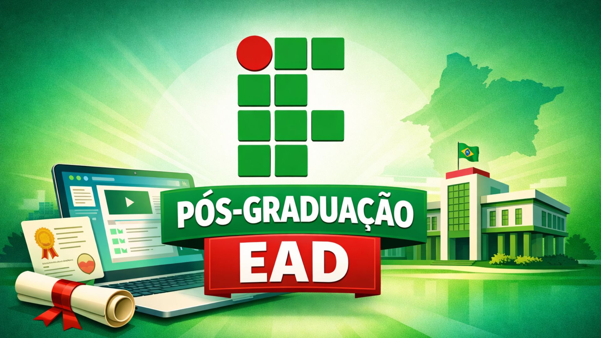 IFMA abre 450 vagas gratuitas em pós-graduação EAD com polos presenciais no Maranhão, TCC obrigatório e certificado reconhecido pelo MEC.