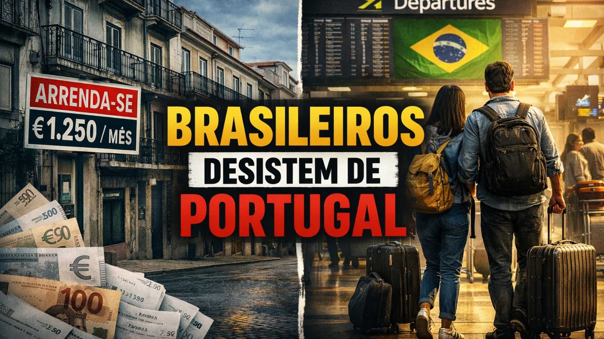 Aluguéis acima de 1.200 euros, custo de vida elevado e relatos de xenofobia fazem brasileiros reverem planos e deixarem Portugal. Entenda os fatores que explicam esse movimento.