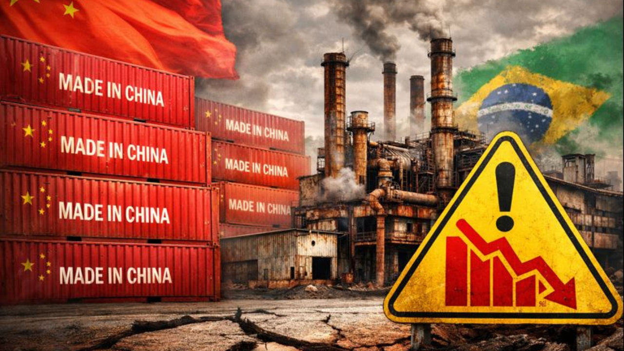 Subsídios chineses e falta de defesa comercial ampliam importações predatórias de aço e colocam a indústria siderúrgica nacional em risco.