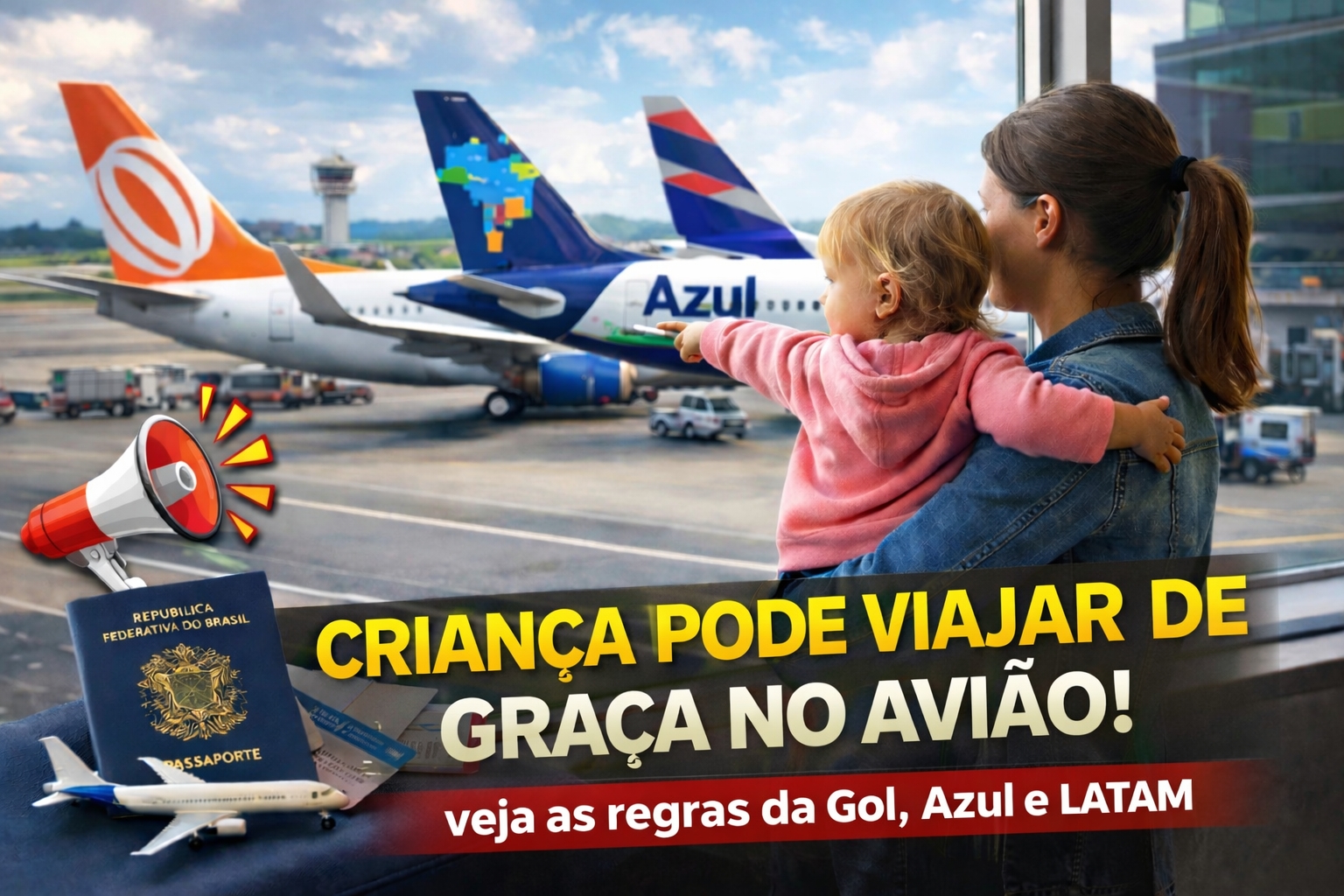 LEI-CRIANCA-VIAJAR-DE-GRACA-NO-AVIAO-GOL-AZUL-LATAM